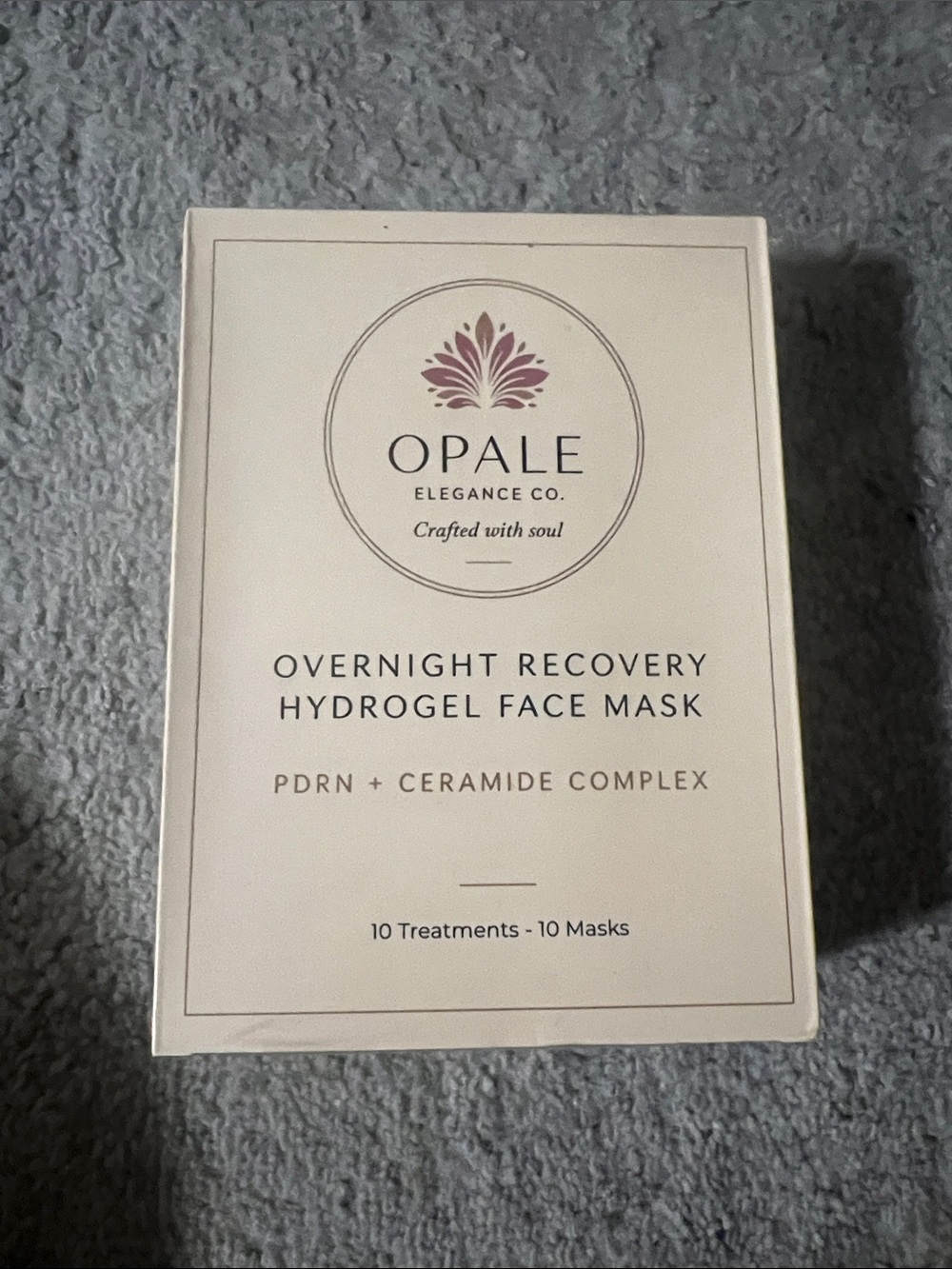 OPALE Overnight Recovery Hydrogel Face Mask - Cream